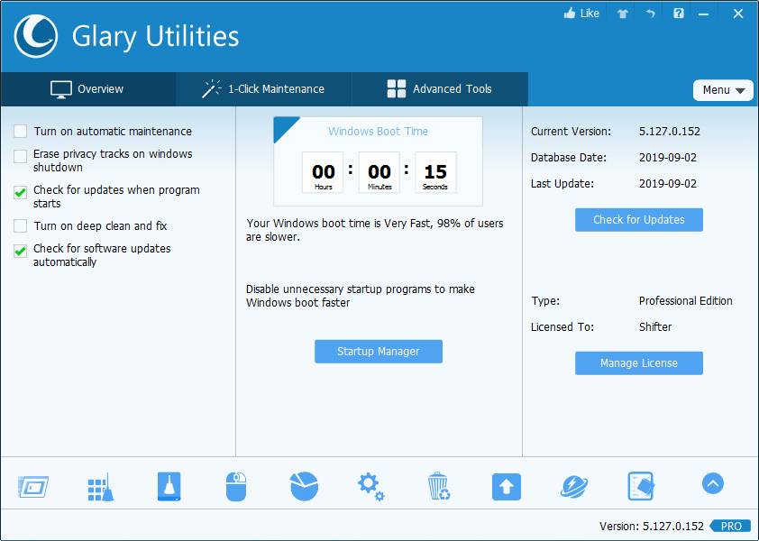 Glary Utilities 5.190.0.219 Crack Plus Keygen Free Download 2022