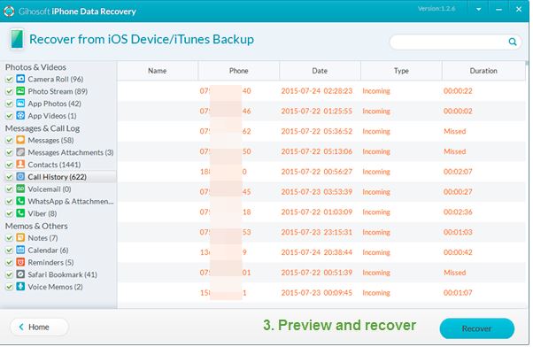 Gihosoft iPhone Data Recovery Crack 