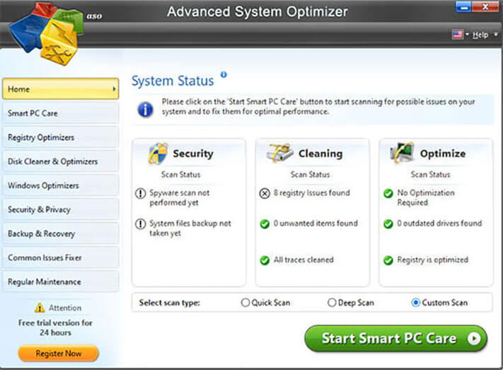 Advanced System Optimizer Crack