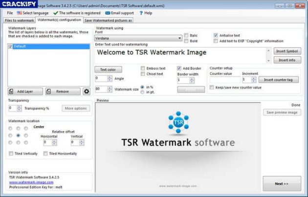 TSR Watermark Pro Crack