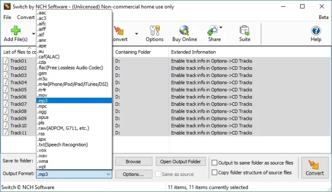 Switch Audio File Converter Crack